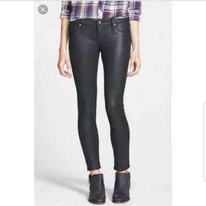 Vigoss Jagger super skinny metallic black jeans